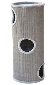 nanook Kratztonne Condo - mit Spielball - rundum Sisalgeflecht XL 100 cm grau