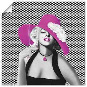 ARTland Poster Marilyn in Pop Art Größe: 30x30 cm