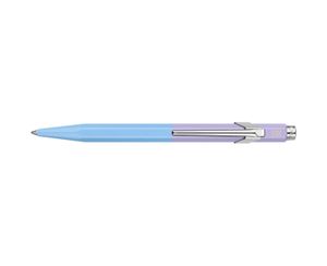 CARAN D'ACHE Druckkugelschreiber Sky Blue/Lavender Paul Smith Edition 4  Schreibfarbe schwarz
