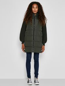 NOISY MAY Damen Winter Steppweste NMDALCON lange Ärmellose Jacke | XS