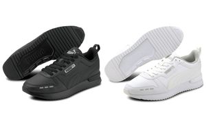 Puma R78 SL Uni Sneaker Turnschuhe Laufschuhe Sportschuhe Freizeitschuhe Neu, Größe:UK 9 - EUR 43 - 28 cm, Farbe:Schwarz (Puma Black)