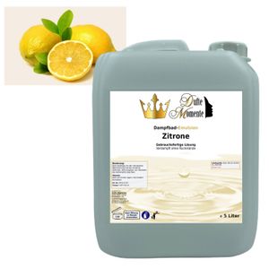 Dampfbad Emulsion Zitrone - 5 Liter - gebrauchsfertig für Dampfbad, Dampfdusche, Verdampferanlagen