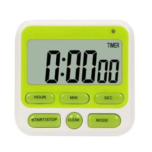 ["Digitalen Bildschirm Küche Timer Große Display Digital Timer Platz Kochen Count Up Countdown Wecker Schlaf Stoppuhr Uhr, grün"],