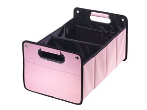CB Präsentwerbung GmbH CBag rosa - Kofferraumtasche aus Polyester mit stabilem Boden - Klappbox, Kofferraumbox, Faltbox, Organizer, Autobox, Tasche, Auto, Kofferraum, Zubehör (rosa)