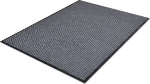 rohožka vidaXL PVC sivá 90x120 cm