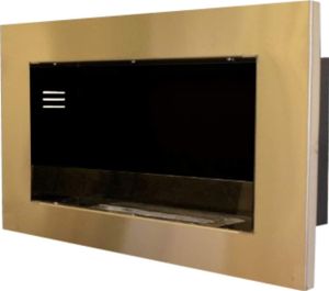 Ethanol und Gel Kamin Modell Dublin Deluxe Royal Edelstahl