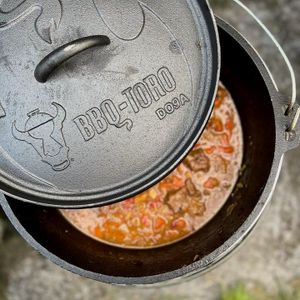 BBQ-Toro Dutch Oven DO9A, 7,2 l litinový hrnec Alpha, litinový hrnec