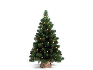 Vánoční stromek umělý Narnie v květináči 45 cm s LED OSVĚTLENÍM