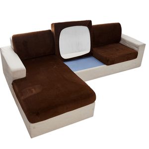 1 Set Sofa Deckel Weiche Elastizität Plüsch Anti-Fade Couch Protector für Zuhause-Kaffee 7