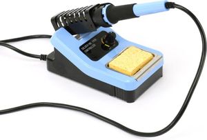 Daytools Lötstation LS-8906, 480°C | Stufenlose Temperaturregelung | 48 W Lötkolbenleistung | Mit Reinigungsschwamm und ausziehbarer Schublade | 230 V Betriebsspannung | Komplettes Set
