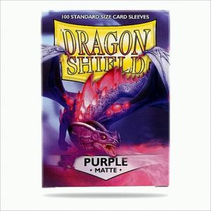 100 Dragon Shield Matte Card Sleeves / Hüllen, Farbe:purple / lila