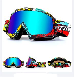 Motorrad Goggle Motocross Wind Staubschutz Fliegerbrille Snowboardbrille Schneebrille Skibrille Wintersport Brille Dirtbike Off-Road Schutzbrille, Mehrfarbig