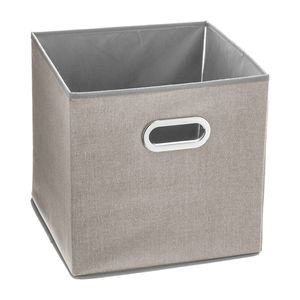 5five Simply Smart | Textilaufbewahrungsbox - Beige - Faltbar und Praktisch - Ideal für Kleidung und Spielzeug - Aufbewahrungs Boxen 5five Simply Smart | Textilaufbewahrungsbox - Beige - Faltbar und Praktisch - Ideal für Kleidung und Spielzeug - Aufbewahrungs Boxen