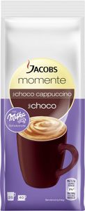 Jacobs Momente Choco Cappuccino, Mild mit Milka Schokonote, Nachfüllbeutel 500g, 75691