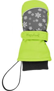 Playshoes - Fäustlinge für Kinder - Schneeflocken - Grün, S