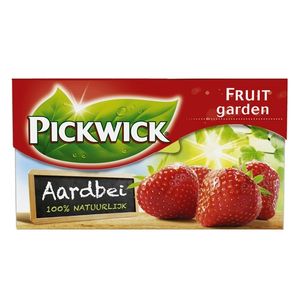 Pickwick - Čierny čaj s jahodami - 20 čajových vrecúšok