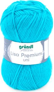 50 Gramm Gründl Lisa Premium Uni 41 Türkis