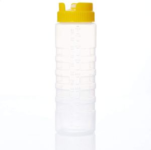 5X 250 Ml Kunststoff Squeeze Flasche Condiment Dispenser Ketchup Senf Sauce Set