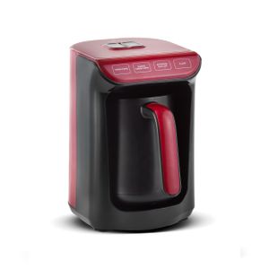 Karaca Hatır Kaffeemaschine mit Röstfunktion, Rot, 5 Tassen Kapazität, 535W