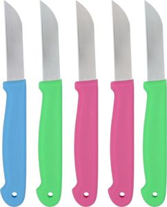 5x Schälmesser Küchenmesser Kartoffelschälmesser Messer Gemüsemesser Obst Set