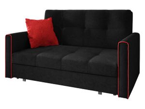 MIRJAN24 Schlafsofa Viva Bis III, 3-Sitzer Sofa mit Bettkasten und Schlaffunktion, Polstersofa vom Hersteller, Stilvoll Couch (Alova 04 + Alova 46)