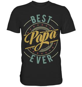 Bester Papa Ever Vatertag Geschenk Vater T-Shirt – Black / L