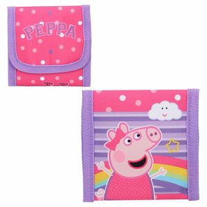 peňaženka Peppa Pig 10 x 10 cm polyester ružová