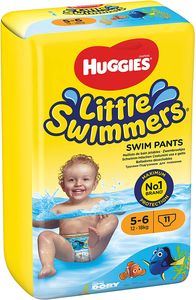 Huggies, Wodoodporne pieluchy, rozmiar 5-6 - 11 sztuk (PRODUKT Z NIEMIEC)