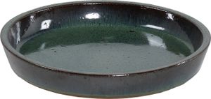 Dehner Blumentopf-Untersetzer, rund, Ø ca. 24 cm, Keramik, glasiert, grün