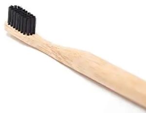 EWANTO Bambus Zahnbürste Schwarz Nachhaltig biologisch abbaubar natürlich und vegan für Erwachsene und Kinder