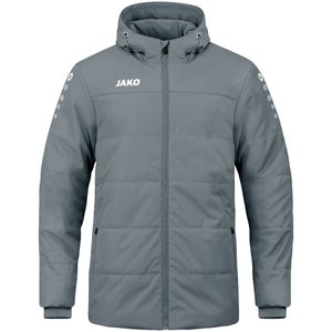 JAKO Team Coachjacke mit Kapuze Kinder steingrau 140