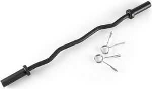 Capital Sports Accretor 120 CBO Curlbar, EZ-tyč, lomená tyč, 120 cm / 50 mm, max. 272 kg, oceľ, čierna