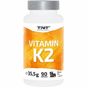 TNT Vitamin K2 (MK-7) hilft bei Aufnahme und Verarbeitung von Calcium für stärkere Knochen 90 Kapseln ohne Geschmack