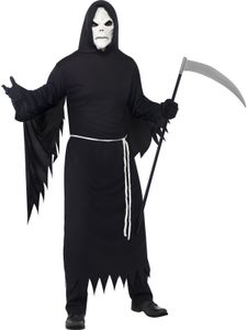 Tod Halloween Kostüm schwarz-weiss