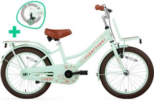 Supersuper | Dievčenský bicykel | Cooper Bamboo 18 | Oceľ | Pistáciová