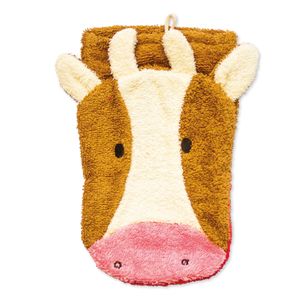Fürnis Waschlappen mit lustigen Tiermotiven Gross 100% Bio Baumwolle GOTS 568 Kuh Fürnis Waschlappen mit lustigen Tiermotiven Gross 100% Bio Baumwolle GOTS 568 Kuh