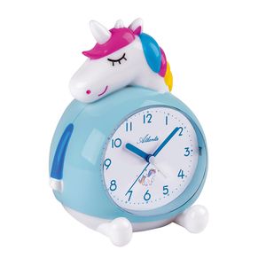 Atlanta 2163 Kinder-Wecker mit Leisegang Einhorn