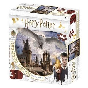 Puzzle 3D 300 Teile Harry Potter - Hogwarts und Hedwig
