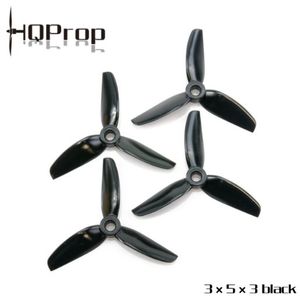 HQ Durable Prop 3050 Dreiblatt T3X5X3 4 Stück FPV Propeller 3 Zoll Schwarz
