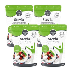 borchers 4x Stevia Kristalline Streusüße