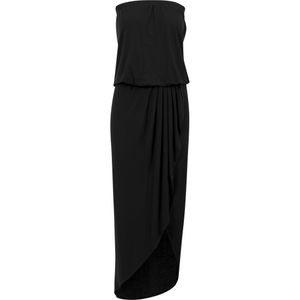 Urban Classics Damen Ladies Viscose Bandeau Dress TB1508, color:black, size:S