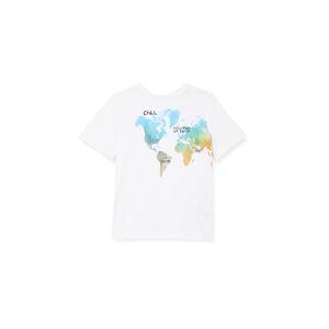 S. Oliver T-Shirt kurzarm white plac 116/122
