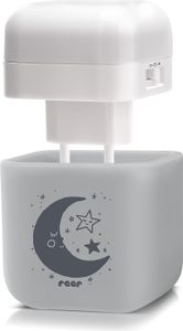 reer SleepLight 2w1 lampka nocna do gniazdka i z zasilaniem bateryjnym (tryb włącz-wyłącz i czujnik) jasnoszary 52401