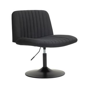SVITA EMILY Loungesessel Relaxsessel höhenverstellbar 360° drehbar Schwarz