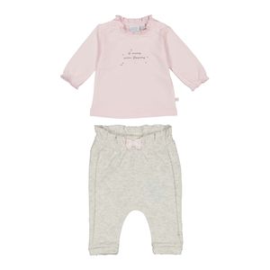 Feetje Baby-Mädchen zweiteiliges Set - Langarmshirt + Hose Daydreaming II, Farbe:Rosa, Größe:56
