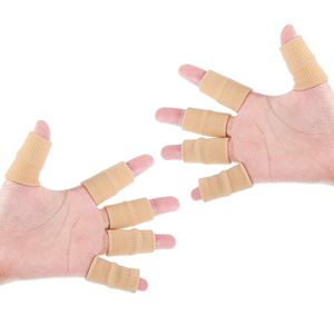 Fingerschutz 10 Stück Fingerhülse, Elastische Baumwolle Fingerbandage für die Entlastung Schmerzen Calluses Arthritis Knuckle & Schutz für den Sport