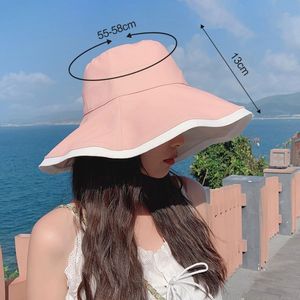 Fischerhut Eimerhut Einfarbig Sonnenblende Bucket Hat mit UV Schutz Sonnen Outdoor Sporthut Anglerhut,(Rosa)