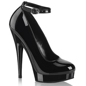 SULTRY-686 Damen Pumps von Fabulicious, Schwarz EU 36, US 6