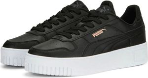 PUMA Damen Sneaker Plateauschuh Halbschuh Turnschuh Freizeitschuh Carina Street, Farbe:Schwarz, Schuhgröße:EUR 39, Artikel:-02 black / rose / white