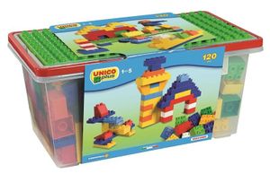 Unico Plastic-Bausteine Box120-Tlg.8502